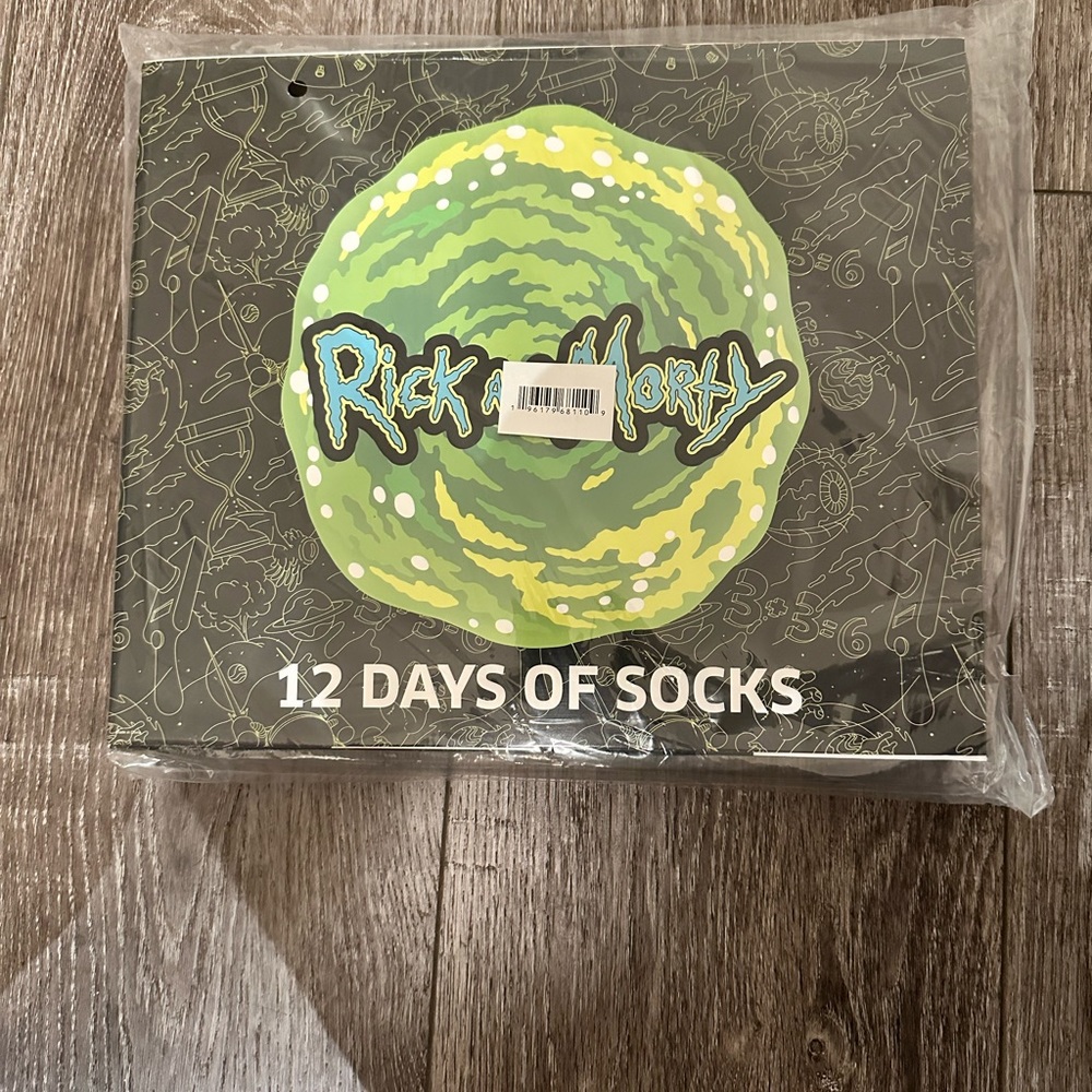 Rick and Morty 12 days of socks